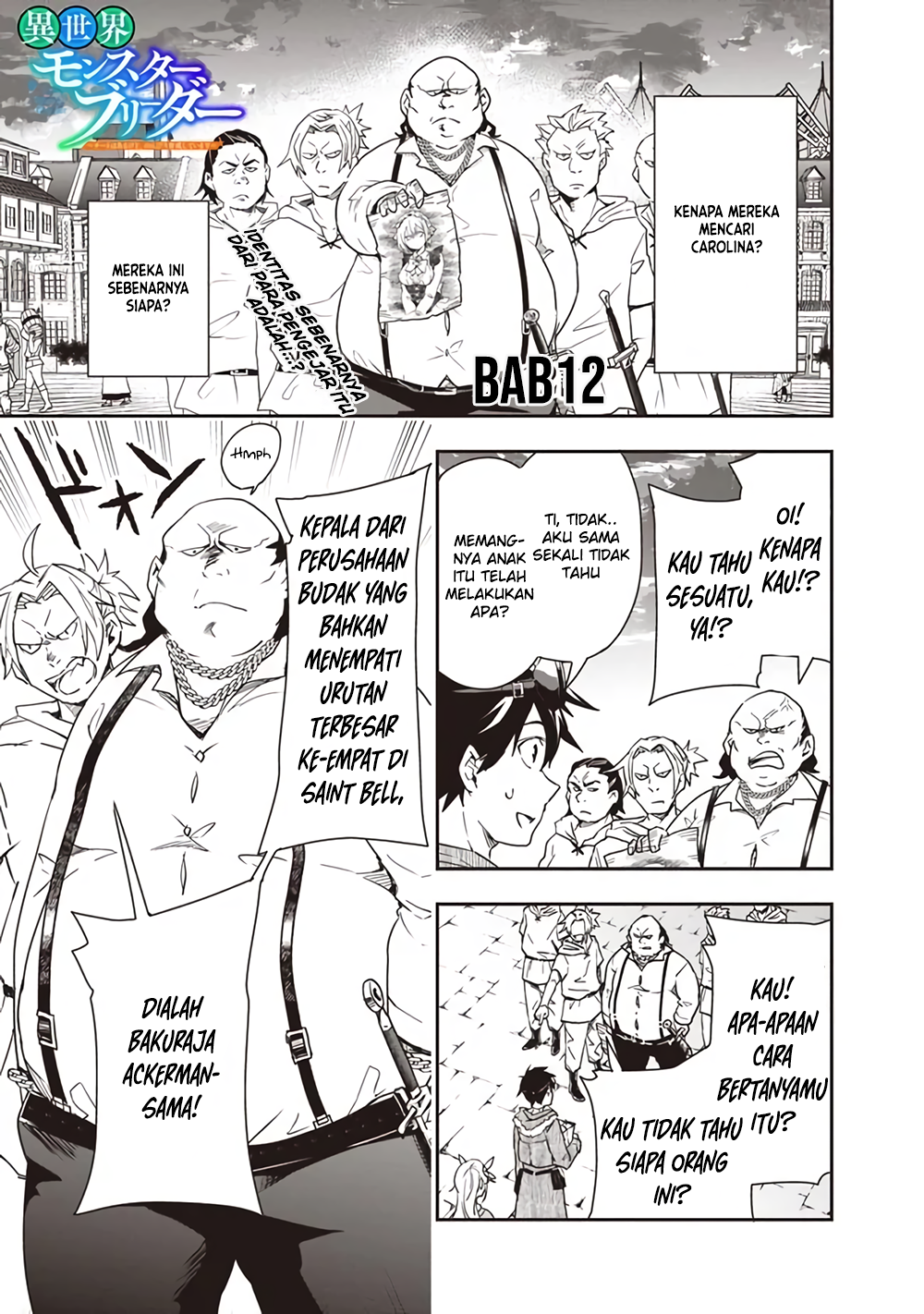 Isekai Monster Breeder Chapter 12 Bahasa Indonesia